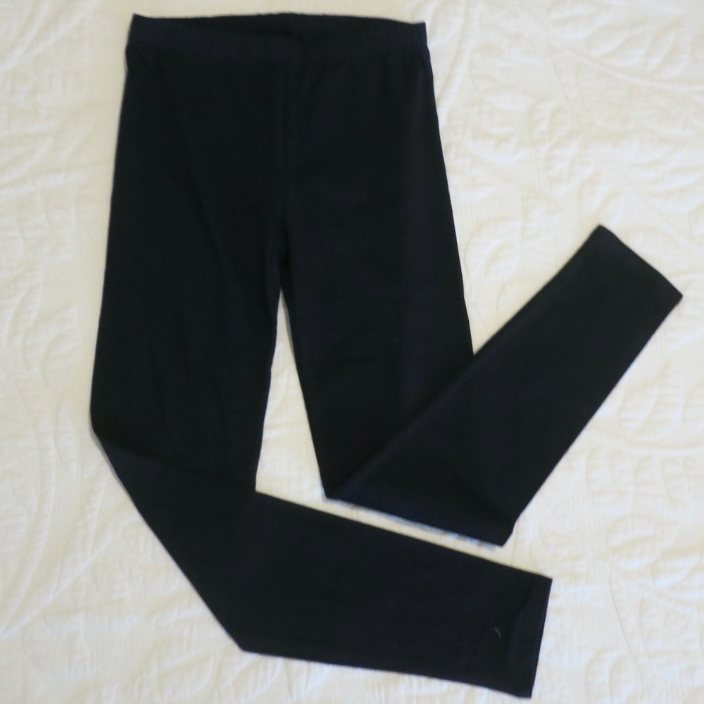 Gap Kids Organically Grown Cotton Leggings Size 10 in Navy Blue